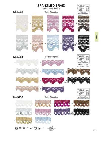 5233 Dây Sequin (Khoảng 38 Mm)