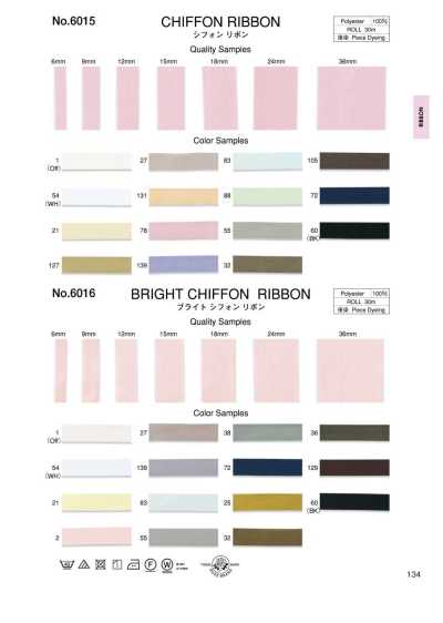 6015 Ruy Băng Voan Chiffon