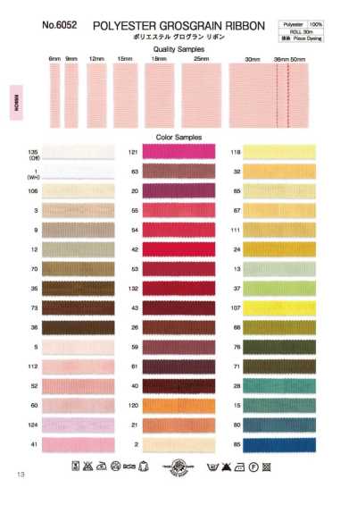 6052 Ruy Băng Gân Sần Polyester