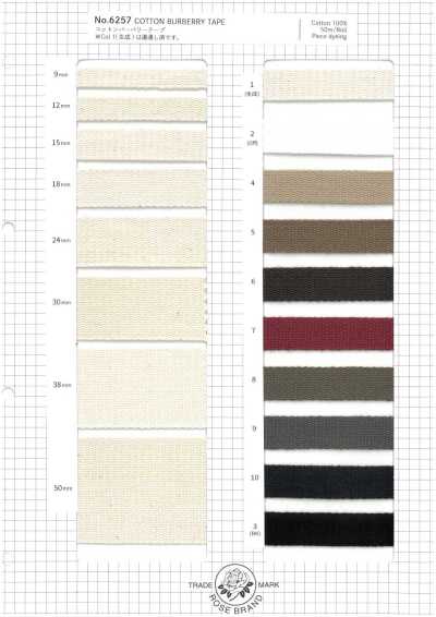 6257 Băng Cotton Twill