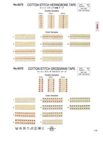 6272 Băng Dệt Xương Cá Cotton May