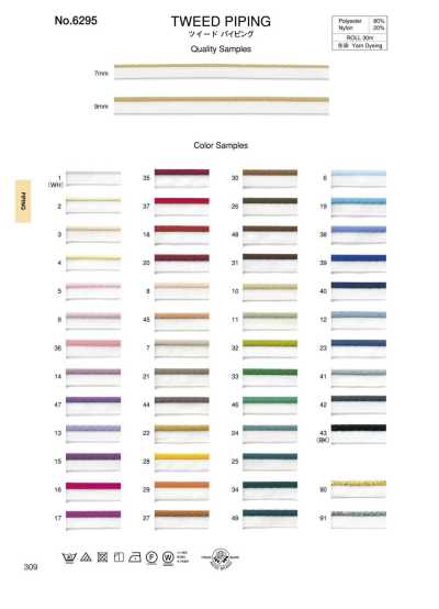 6295 Dây Viền ống Tweed