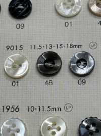 9015 NÚT DAIYA Cúc Polyester Giống Vỏ Trai/sò/xà Cừ DAIYA BUTTON Ảnh phụ