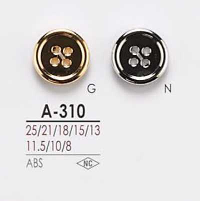 A310 Cúc Kim Loại 4 Lỗ