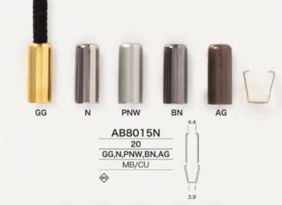 AB8015N Ống bọc đầu dây dạng ống bằng đồng thau/đồng 20mm