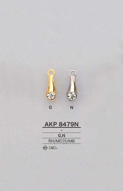 AKP8479N Đá đính điểm Dây Khoá Kéo (Tay Kéo Phéc Mơ Tuya)