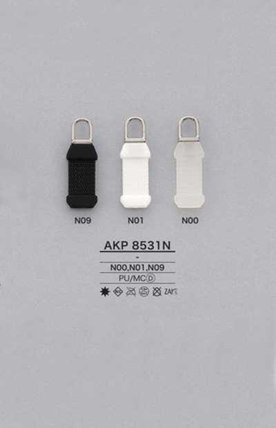 AKP8531N Điểm Dây Khoá Kéo Polyurethane (Tay Kéo Phéc Mơ Tuya)