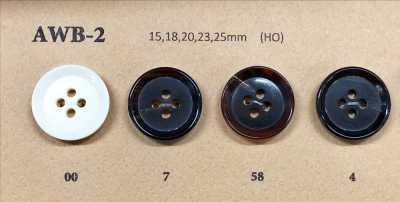 AWB-2 Cúc Sừng Trâu Dùng Cho áo Khoác