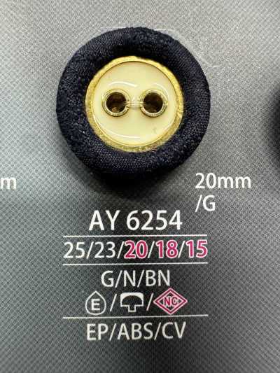 AY6254 Cúc Bọc Vải Kết Hợp Mắt Cáo Eyelet Và Chân Vít Nấm
