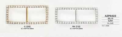 AZP6422 Khóa Bằng Thủy Tinh/đồng Mặt Thắt Lưng