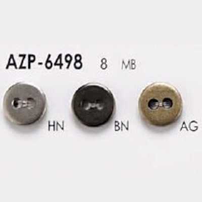 AZP6498 Cúc 2 Lỗ Bằng đồng Thau