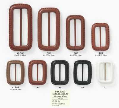 BBK5207 Mặt Thắt Lưng Kiểu Luồn Làm Bằng Nhựa Resin Nylon/đồng Thau