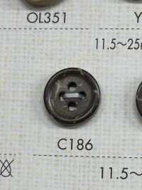 C186 Cúc Gỗ Tự Nhiên 4 Lỗ DAIYA BUTTON Ảnh phụ