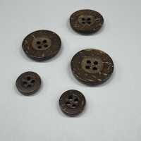 C187 Cúc Gỗ Tự Nhiên 4 Lỗ DAIYA BUTTON Ảnh phụ