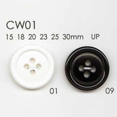 CW01 Cúc 4 Lỗ Bằng Nhựa Resin Polyester