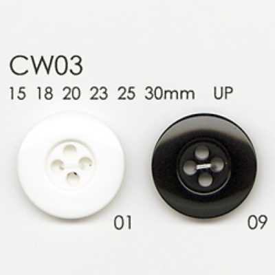 CW03 Cúc 4 Lỗ Làm Từ Nhựa Polyester