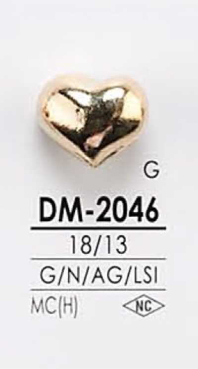 DM2046 Cúc Kim Loại Hình Trái Tim