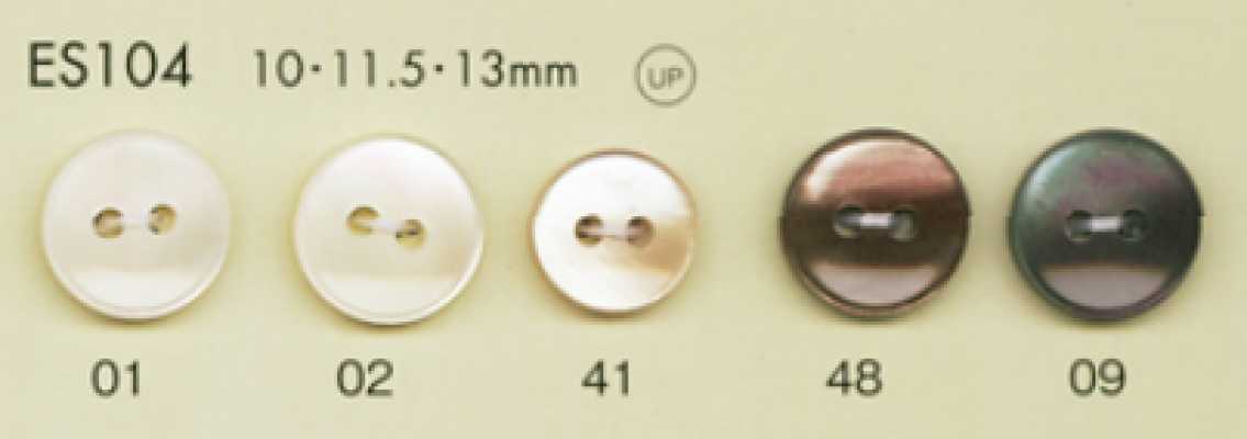 ES104 DAIYA BUTTONS Cúc Polyester Giả Xà Cừ