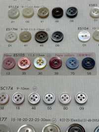 ES105 NÚT DAIYA Cúc Polyester Giống Vỏ Trai/sò/xà Cừ DAIYA BUTTON Ảnh phụ
