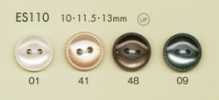 ES110 DAIYA BUTTONS Cúc Polyester Giả Xà Cừ Viền Trang Trí 2 Lỗ