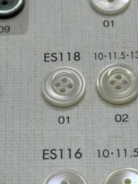ES118 NÚT DAIYA Cúc Polyester Giống Vỏ Trai/sò/xà Cừ DAIYA BUTTON Ảnh phụ