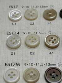 ES174 NÚT DAIYA Cúc Polyester Giống Vỏ Trai/sò/xà Cừ DAIYA BUTTON Ảnh phụ