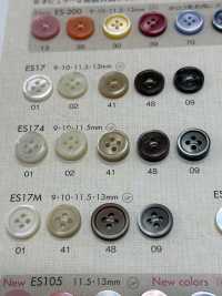 ES174 NÚT DAIYA Cúc Polyester Giống Vỏ Trai/sò/xà Cừ DAIYA BUTTON Ảnh phụ