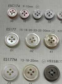 ES177 NÚT DAIYA Cúc Polyester Giống Vỏ Trai/sò/xà Cừ DAIYA BUTTON Ảnh phụ