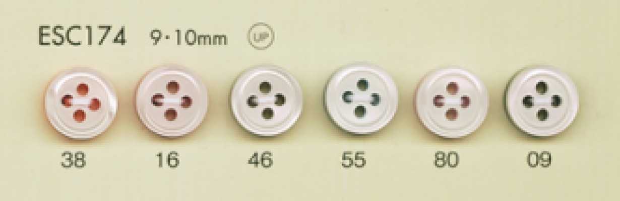 ESC174 DAIYA BUTTONS Nút Polyester Giả Xà Cừ Nhiều Màu