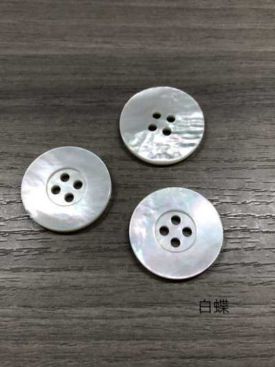 EX700 Cúc Vỏ Trai Trắng, 4 Lỗ Mặt
