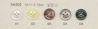 FM302 DAIYA BUTTONS Cúc Polyester Giả Xà Cừ