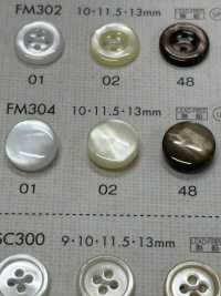 FM304 NÚT DAIYA Cúc Polyester Giống Vỏ Trai/sò/xà Cừ DAIYA BUTTON Ảnh phụ