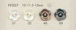FP207 DAIYA BUTTONS Cúc Polyester Giả Vỏ Trai (Hình Hoa)
