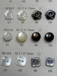 FP210 NÚT DAIYA Cúc Polyester Giống Vỏ Trai/sò/xà Cừ (Hình Bán Cầu) DAIYA BUTTON Ảnh phụ
