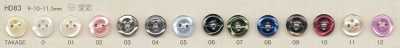 HD83 DAIYA BUTTONS Dòng HYPER DURABLE Chống Va đập Cúc Polyester Giả Vỏ Trai