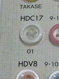 HDC17 NÚT DAIYA Chống Va đập HYPER DURABLE "" Cúc Polyester Giống Vỏ Trai/sò/xà Cừ Series "" DAIYA BUTTON Ảnh phụ