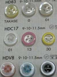 HDC17 NÚT DAIYA Chống Va đập HYPER DURABLE "" Cúc Polyester Giống Vỏ Trai/sò/xà Cừ Series "" DAIYA BUTTON Ảnh phụ