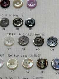 HDE17 NÚT DAIYA Chống Va đập HYPER DURABLE "" Cúc Polyester Giống Vỏ Trai/sò/xà Cừ Series "" DAIYA BUTTON Ảnh phụ