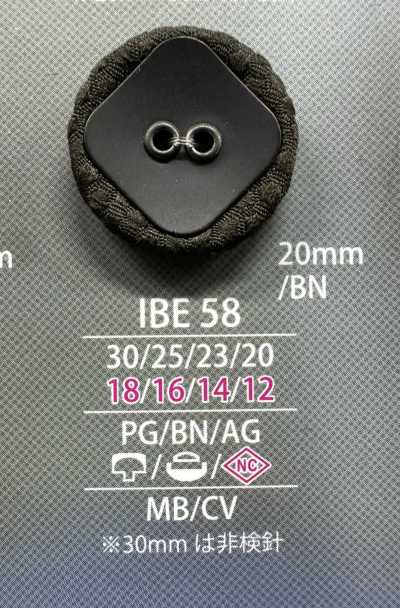 IBE58 Mắt Cáo Eyelet Chân Vít Nấm Cúc Bọc Vải