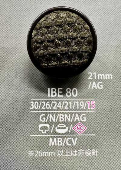 IBE80 Mắt Cáo Eyelet Chân Vít Nấm Cúc Bọc Vải