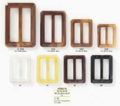 KB8818 Mặt Thắt Lưng Kiểu Luồn Bằng Nhựa Resin Nylon