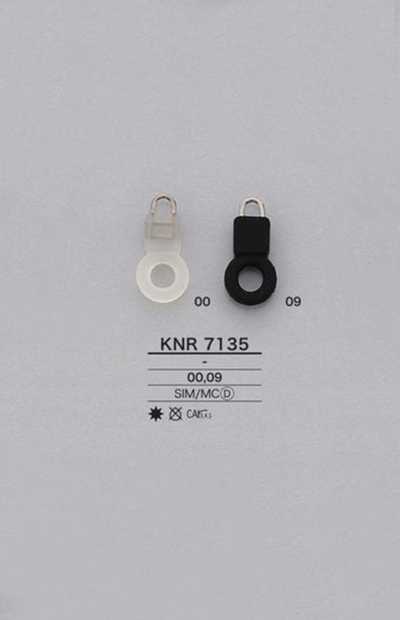 KNR7135 Khoen Tròn Silicon điểm Dây Khoá Kéo (Tay Kéo Phéc Mơ Tuya)