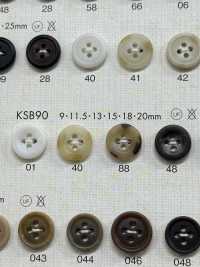KSB90 Cúc Polyester 4 Lỗ Trang Nhã DAIYA BUTTON Ảnh phụ