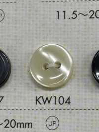 KW104 Cúc Nhựa Resin Polyester 2 Lỗ DAIYA BUTTON Ảnh phụ