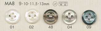 MA8 DAIYA BUTTONS Cúc Polyester Giả Xà Cừ