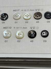MS110 NÚT DAIYA Cúc Polyester Giống Vỏ Trai/sò/xà Cừ DAIYA BUTTON Ảnh phụ