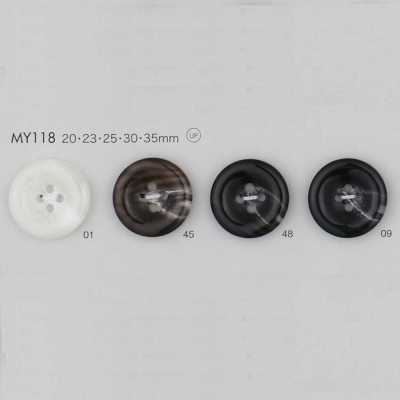 MY118 Cúc 4 Lỗ Làm Từ Nhựa Resin Polyester