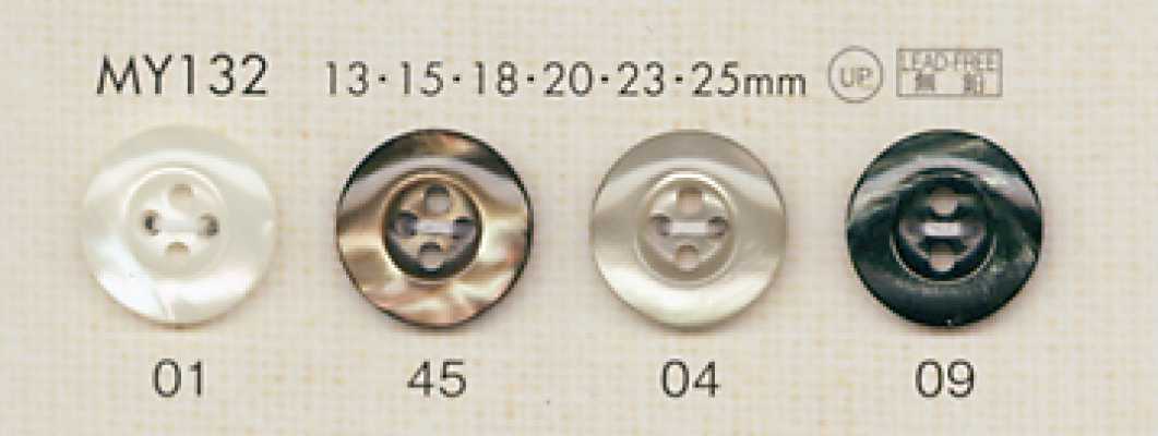 MY132 DAIYA BUTTONS Cúc Polyester Giả Xà Cừ