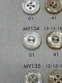MY134 NÚT DAIYA Cúc Polyester Giống Vỏ Trai/sò/xà Cừ DAIYA BUTTON Ảnh phụ
