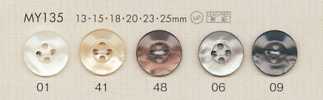 MY135 DAIYA BUTTONS Cúc Polyester Giả Xà Cừ